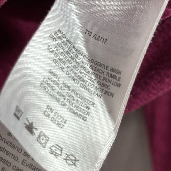 Columbia Pink Gray Fleece Full Zip Outdoor Trail Jacket Womens M Gorpcore Hiking - Picture 12 of 15